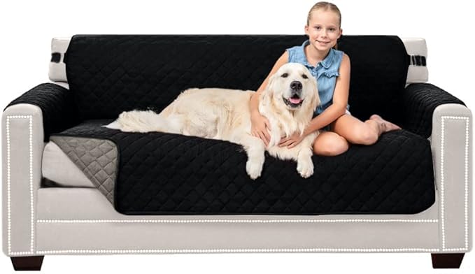 Sofa Shield® Couch Slip Covers for Dogs, Reversible Furniture Protector