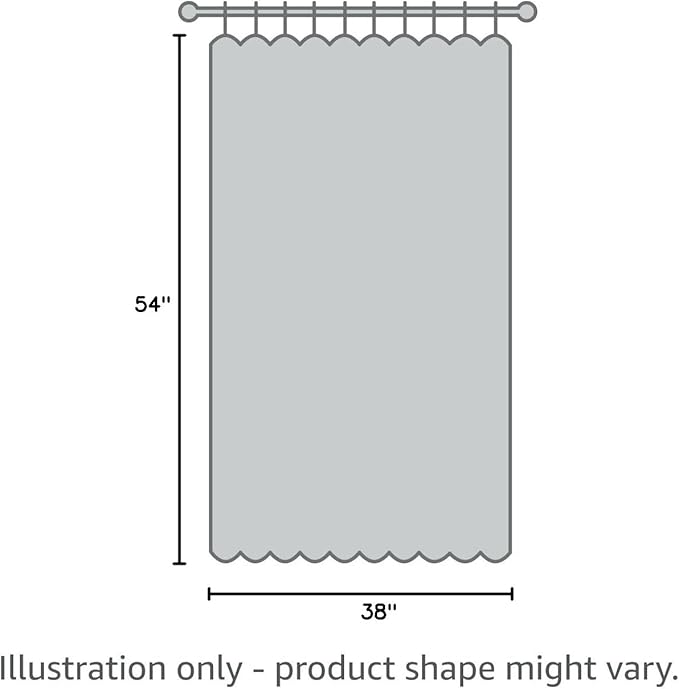 Tollpiz Short Linen Curtain Bedroom Rod Pocket Semi Sheer Curtains Burlap Light Filtering Thick Linen Drape for Living Room, 38 x 54 inches Long, Taupe, Set of 2 Panels