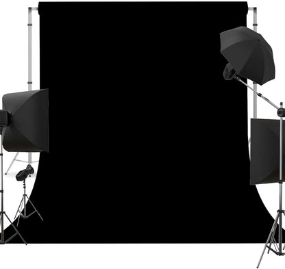 Black Photo Backdrop for Photoshoot Black Background for Photography Photo Backdrop Curtain for Party 8 x 10 FT