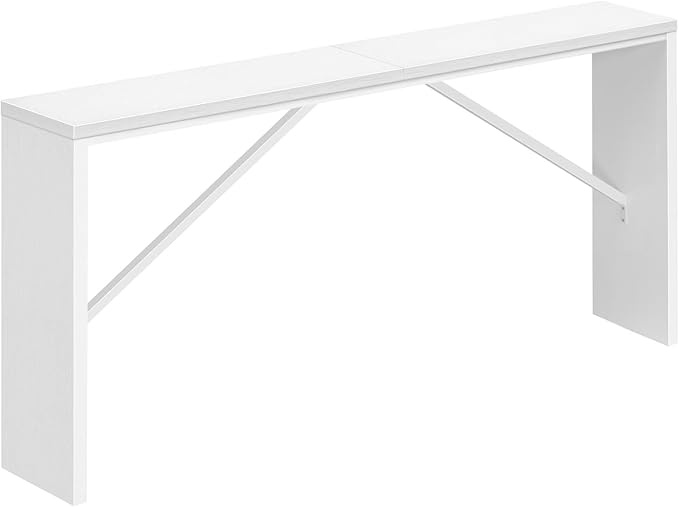 MAHANCRIS Console Table, 62.2" Long Sofa Table Behind Couch, Narrow Entryway