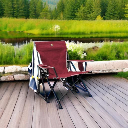 GCI Outdoor Kickback Rocker Camping Chair | Portable Folding Rocking Chair