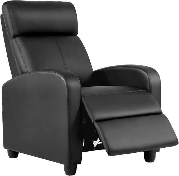 FDW Recliner Chair for Living Room Home Theater Seating Single Reclining Sofa