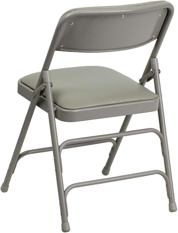 Flash Furniture 4 Pack HERCULES Series Curved Triple Braced & Double Hinged