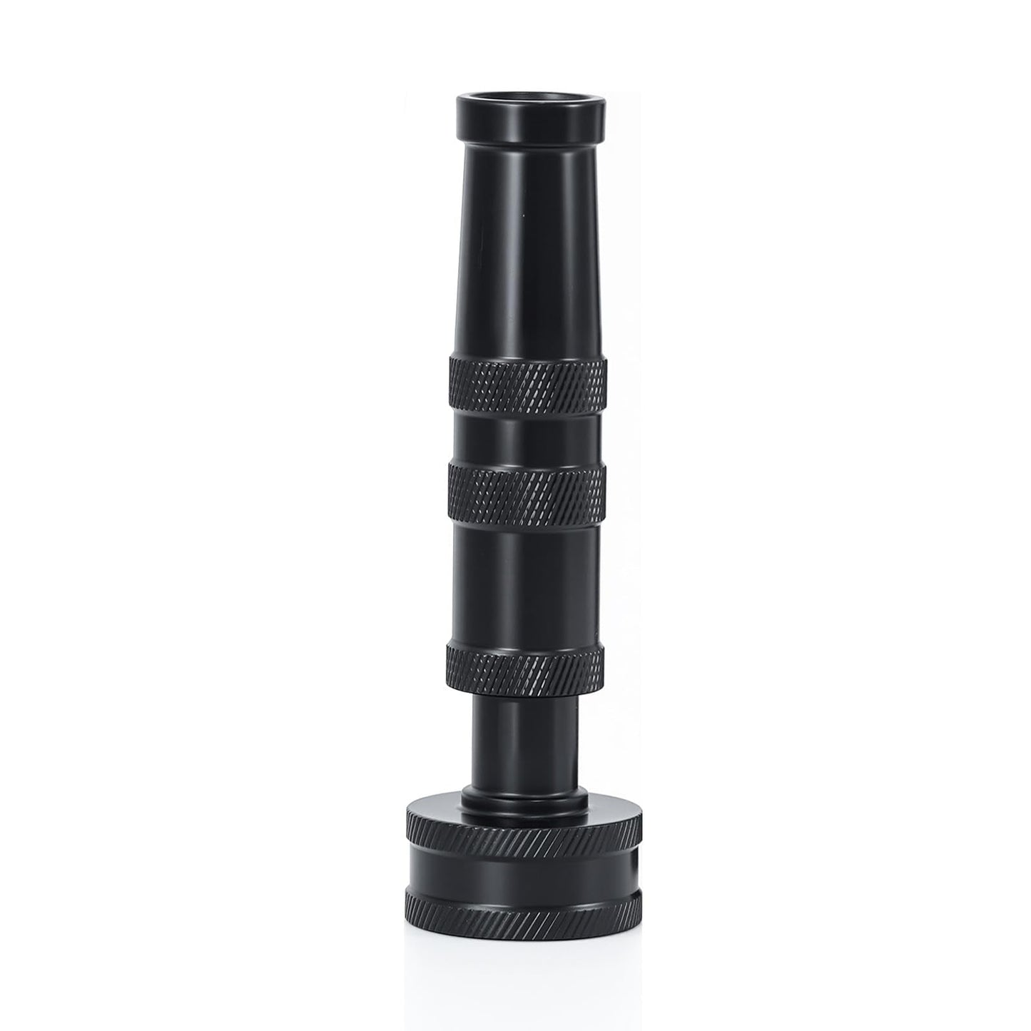 RESTMO Heavy Duty Brass High Pressure Hose Nozzle with Anti-Rust Coating, Adjustable Twist Water Hose Nozzle with 3 Spray Patterns for Garden Watering, Car Washing, Patio & Floor Cleaning