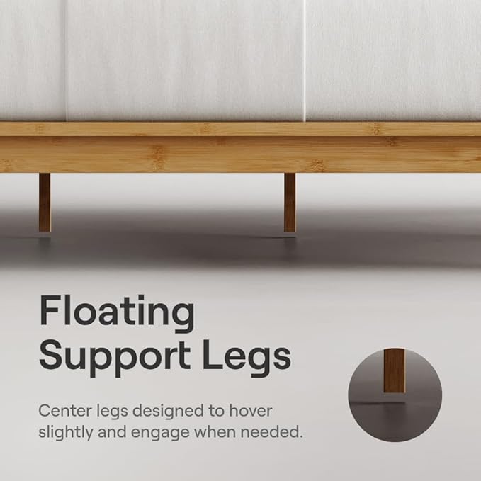 Nectar Bamboo Platform Bed Frame & Headboard