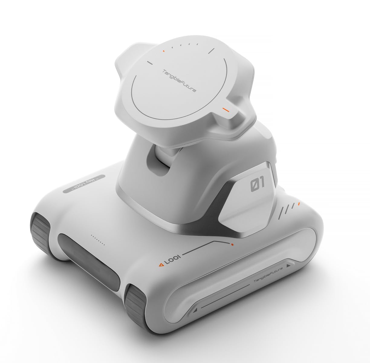 LOOI Robot-Starlight White-AI Desktop Companion,ChatGPT&Gemini Voice Interaction,Visual Understanding,Personality&Memory,10W Wireless Charging,Tech&Gadget Gift,Electronic pets,Toy,Geek,Desktop Setup