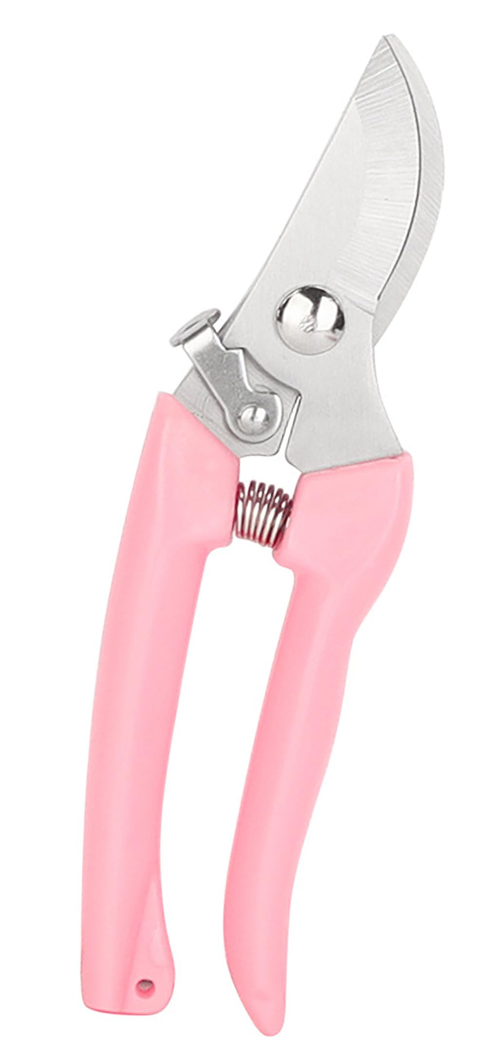 Garden Flower Shears Pruning Shears 6.9 inches Scissors Heavy Duty Plant Scissors for Cutting Flowers, Trimming Plants, Bonsai, Fruits Picking (Pink Handle 5pcs)