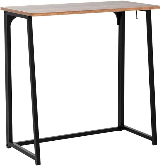 WOHOMO Folding Desk for Small Spaces, 31.5 Inch Foldable Computer Desks