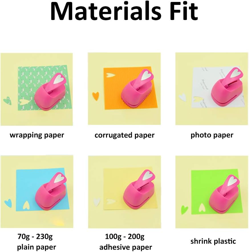 Craft Lever Punch 3 inch Hexagon Paper Punch Professional Tool for Paper Crafting DIY Projects，Gifts，Stationery，Education，Greeting Cards Arts Fun Projects