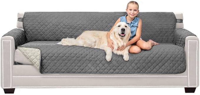 Sofa Shield® Couch Slip Covers for Dogs, Reversible Furniture Protector