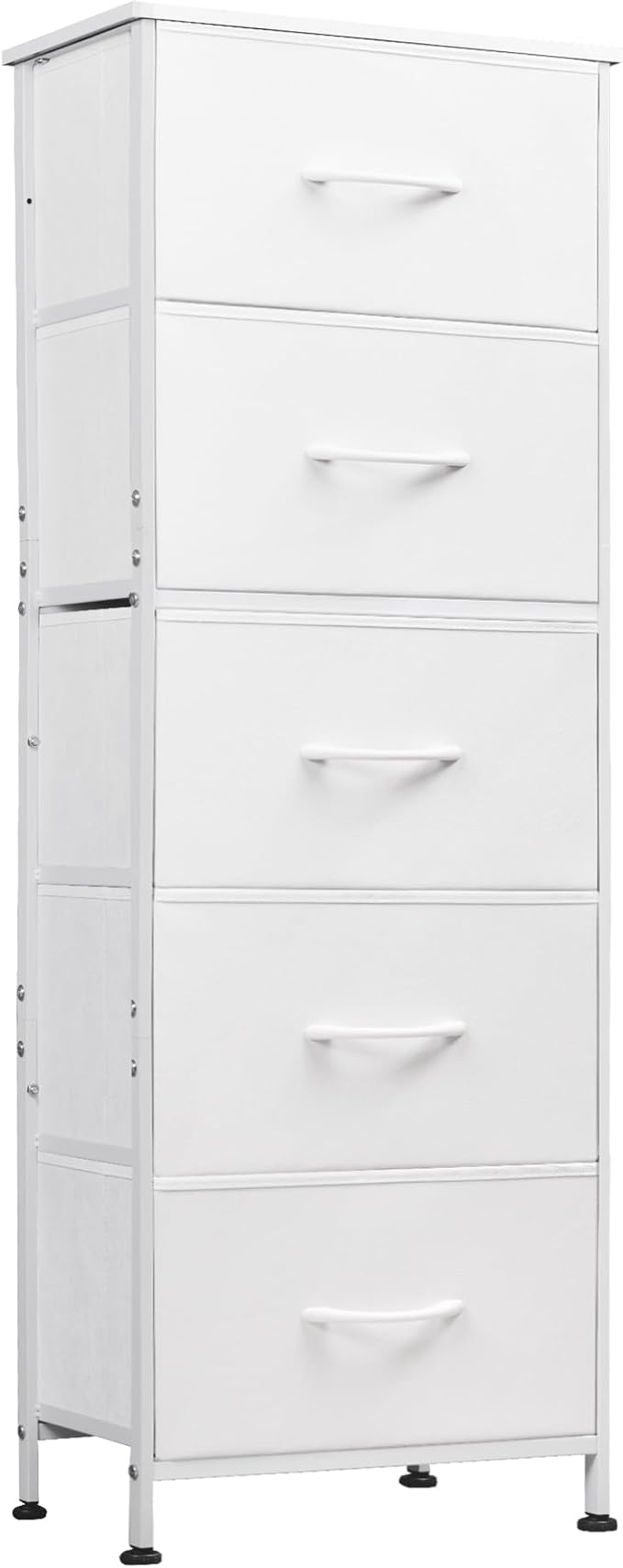 WLIVE Fabric Dresser, 5-Drawer Tall Dressers