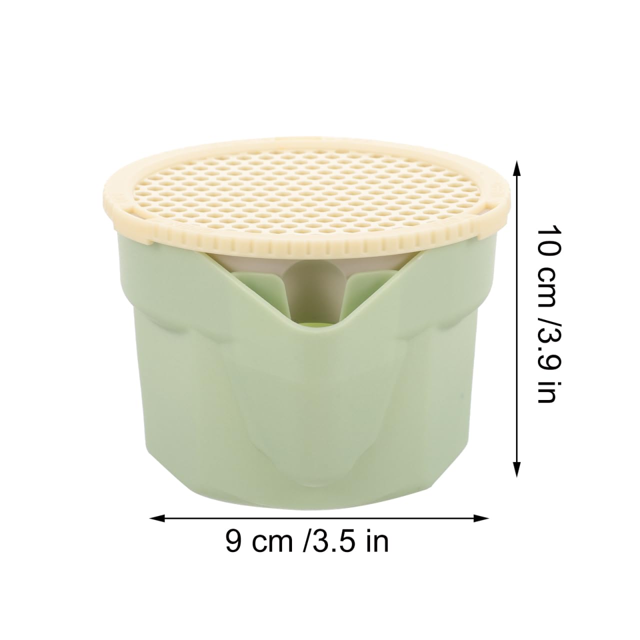VICASKY Cat Grass Planter for Indoor Cats Seeds Kit Pot Hydroponic Cup: Soilless Catnip Growing Box for Indoor&Outdoor Kitten Use Wheat Cup with Removable Tray (Light Green)
