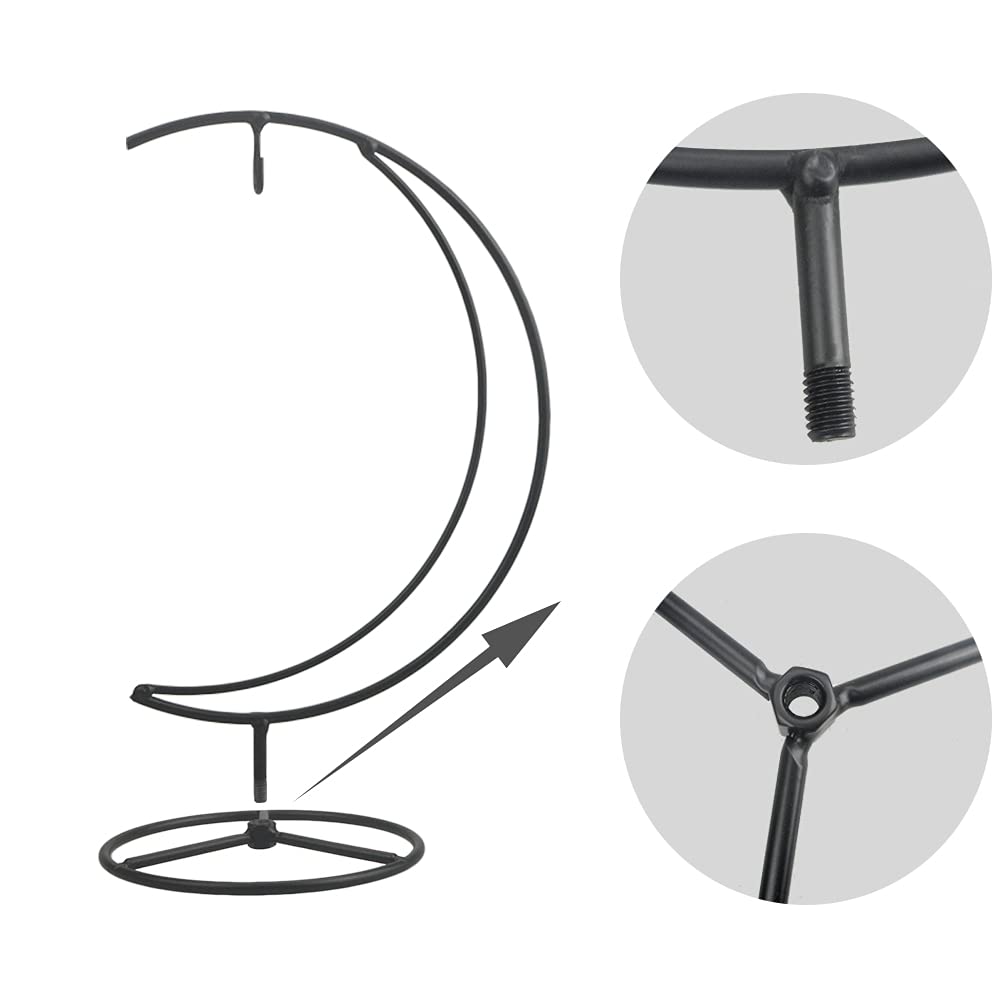 YY YEARCHY Ornament Display Stand Holder Home Wedding Decoration Rack for Hanging Glass Globe Air Plant Flower Pot Stand Iron Pot Hook Stand Terrarium Witch Ball