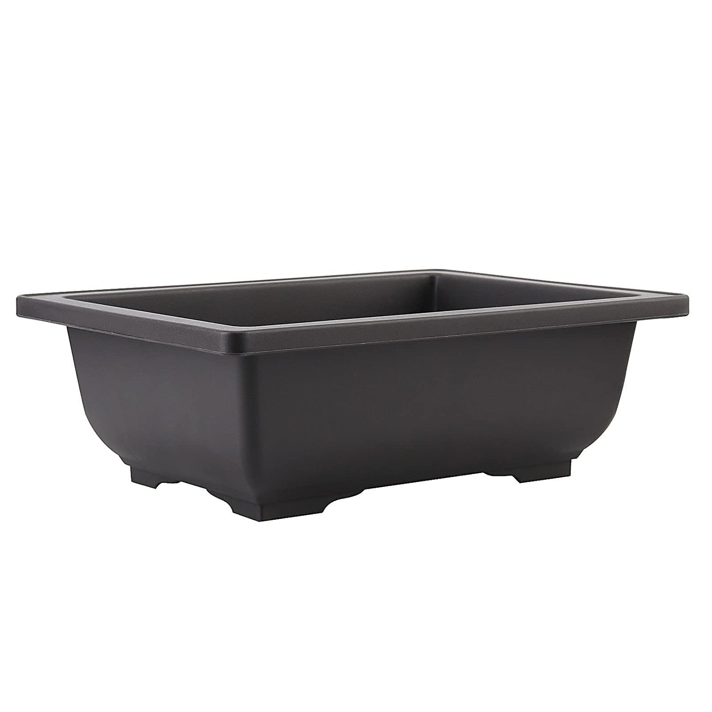 SEUNMUK 30 PCS 6.5 Inch Plastic Bonsai Training Pots, Thicken Rectangular Plastic Growing Pots, Flower Succulent Pots Container, Bonsai Plants Growing Pot for Home, Office, Balcony, Garden and Yard