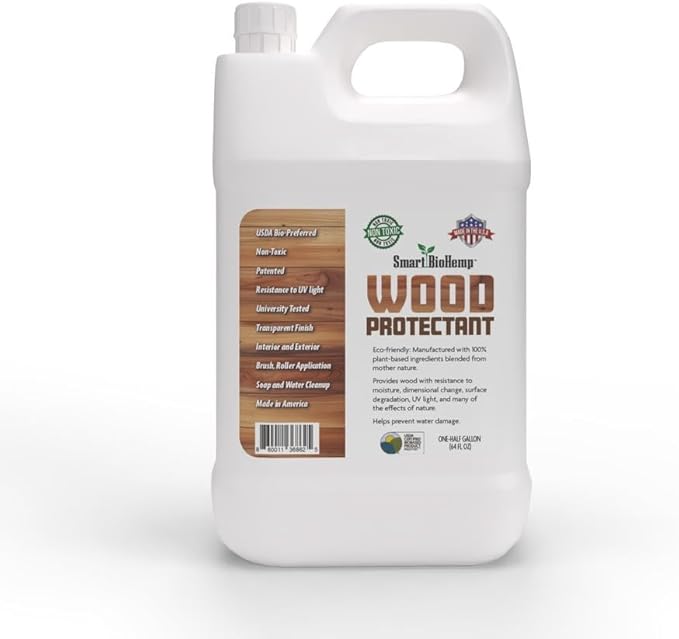 Plant-Powered Half Gallon Wood Protectant, Protects from Water & UV Rays