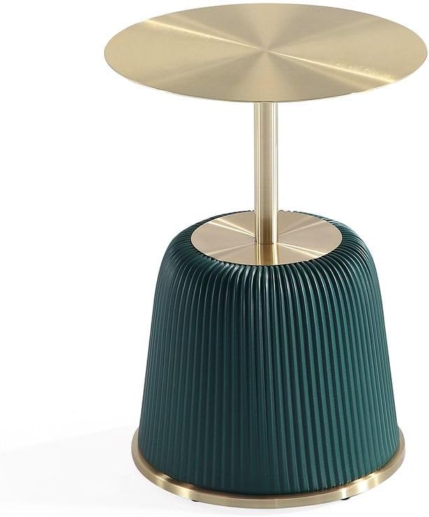 Manhattan Comfort Anderson Modern 15.75" Round End Tables 1.0