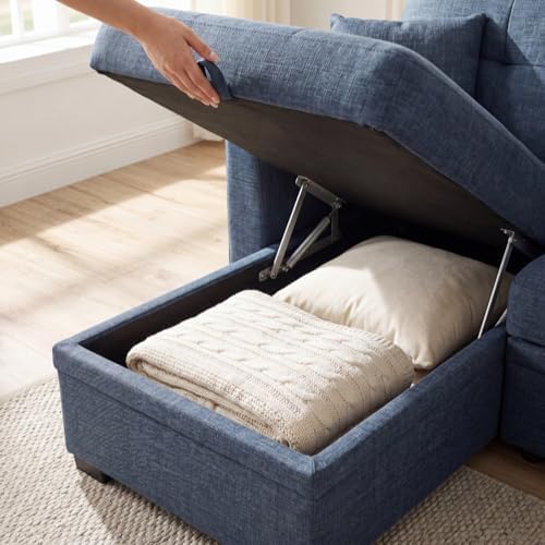 Convertible Sofa Bed, L Shape Sleeper Sofa
