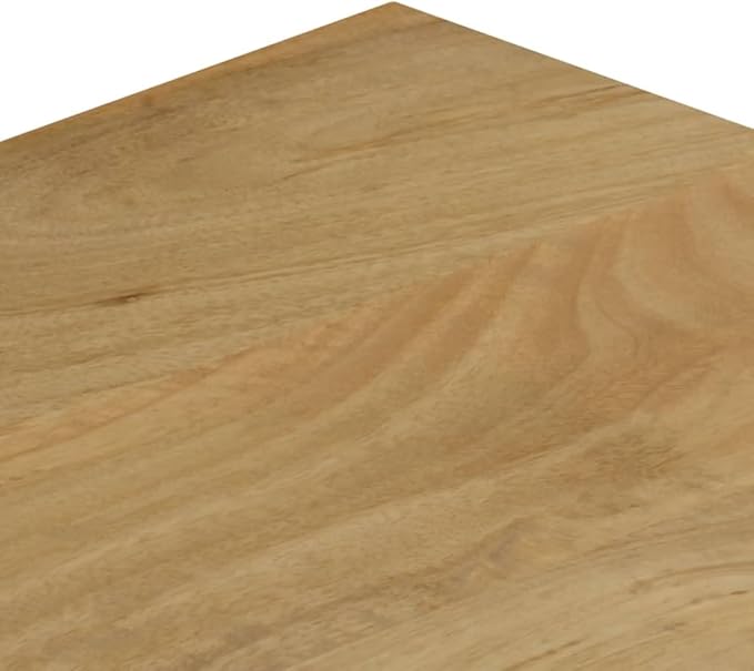 Solid Mango Wood Coffee Table 39.4"x19.7"x13.8" Rectangular Accent Table