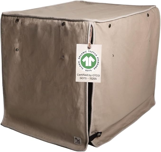 Molly Mutt Wild Horses Dog Crate Cover, 100% Cotton Canvas Cover with 2 Roll-Up Panels, Ideal for Dog or Cat Crate, Durable, Washable, and Free of Harmful Chemicals, 30" x 21" x 24"
