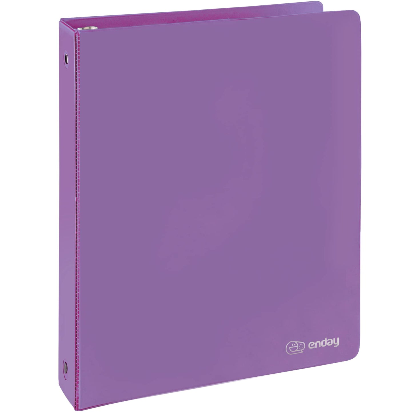 Enday 3 Ring Binder 1.5 Inch, Purple Heavy Duty Three Ring Binder, 325 Sheets Capacity - 1.5 Inch Binder for Home School and Office