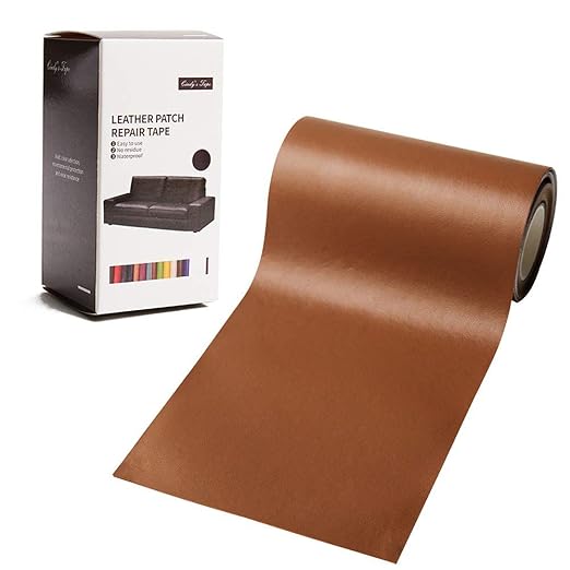 Leather Repair Patch Kit Reddish Brown 3 x 60 inch Leather Repair Tape Self