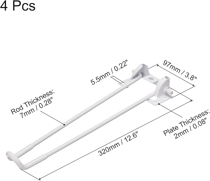 uxcell Folding Table Legs