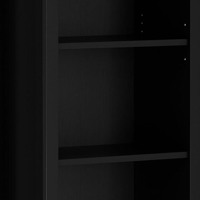 SIMPLIHOME Amherst TV Stand and Bookcase Bundle