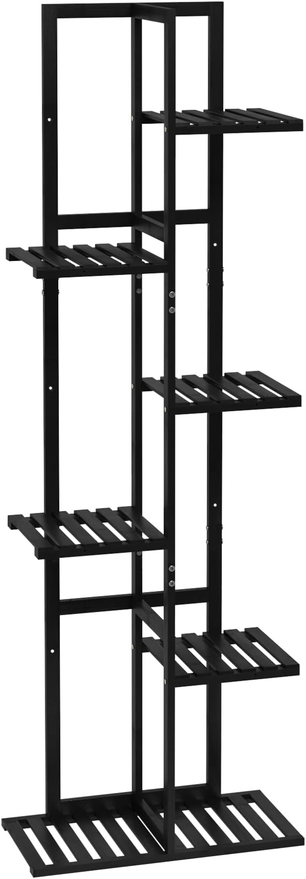 Laiensia Bamboo Plant Stand Rack 6 Tier, Indoor&Outdoor Planter Display Shelves