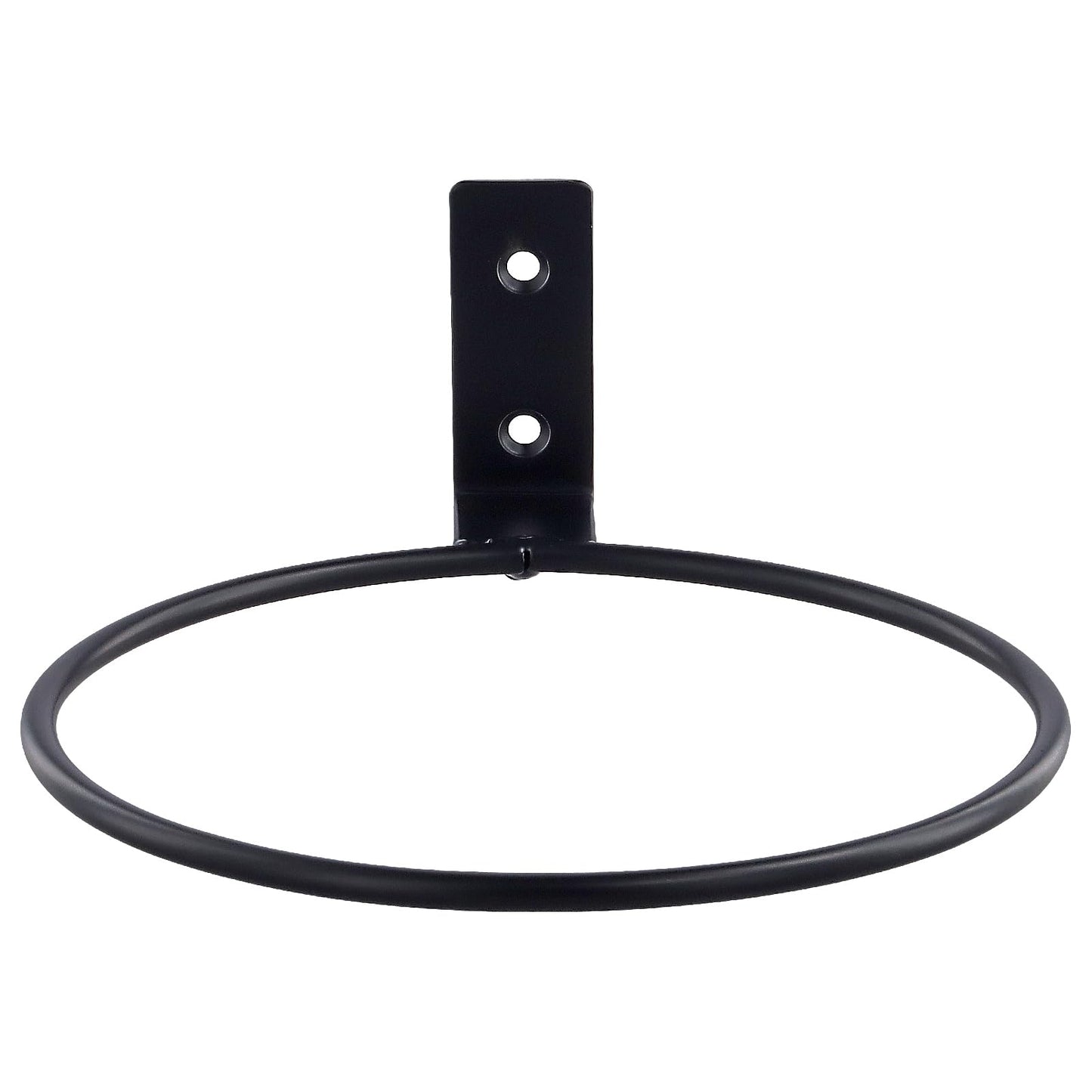 TAICHEUT 10 PCS 6 Inch Black Plant Pot Holders Rings, Wall Mount Flower Pot Brackets with Screws, Round Flowerpot Iron Rings Holders for Fence Balcony Yard