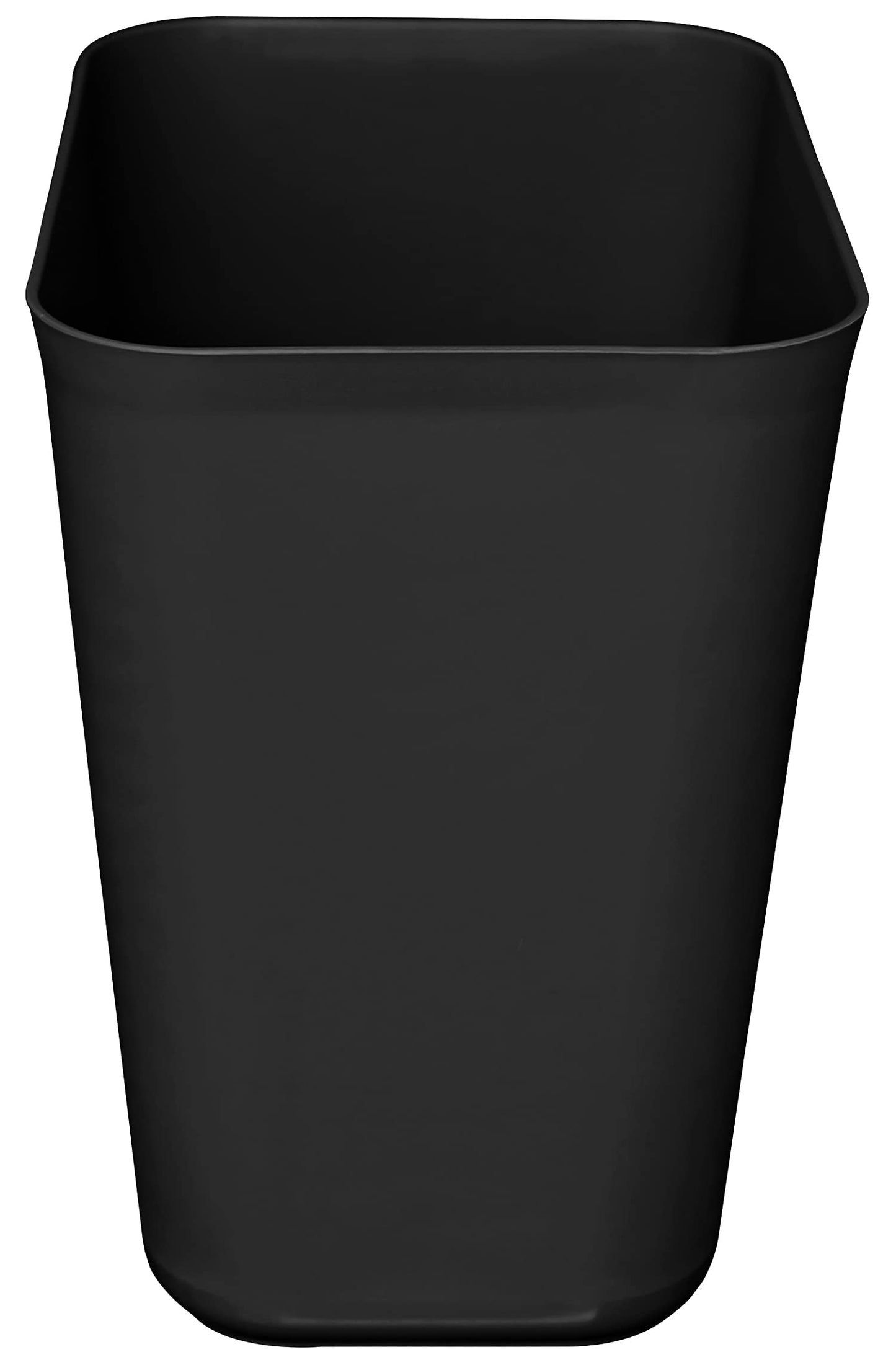Nipogear 3.5 Gallons /13.5 Liter Efficient Plastic Trash Can Garbage Bin Wastebasket, Fits Under Desk, Kitchen, Home, Office (Black, 3.5 Gallons)