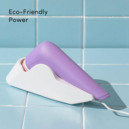 Fancii Facial Cleansing Brush with Self Cleaning Station, Rechargeable & Waterproof - Electric Face Scrubber for Gentle Exfoliation and Deep Scrubbing - 2 Exfoliating Brush Heads, Skylar (Green)