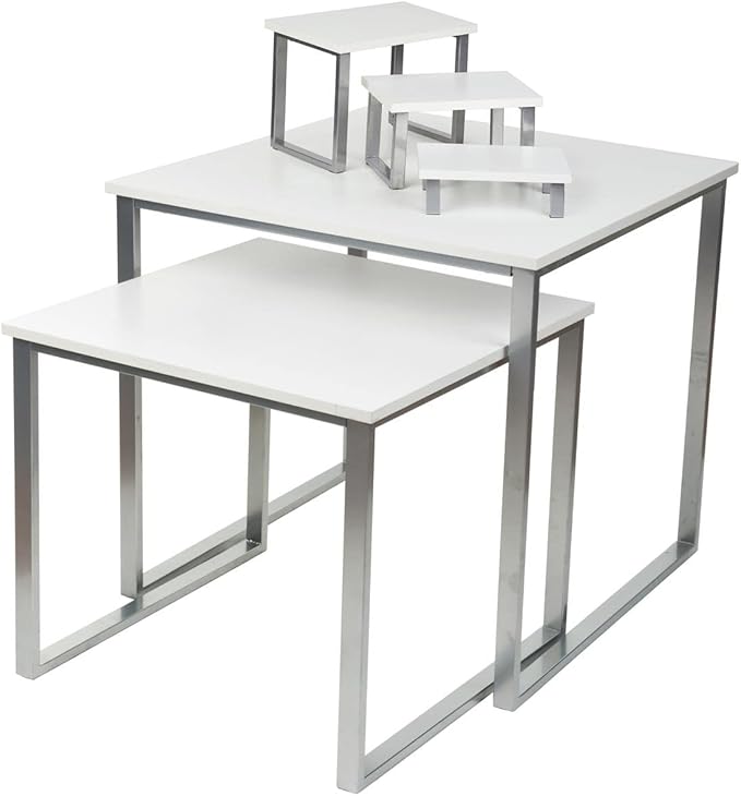 Displays2go Set of 2 Nesting Tables