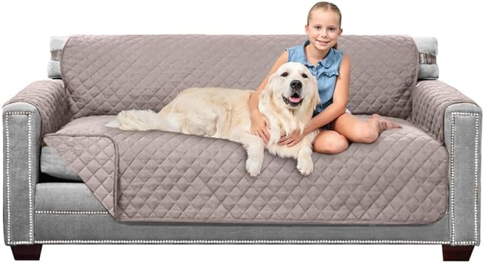 Sofa Shield® Couch Slip Covers for Dogs, Reversible Furniture Protector