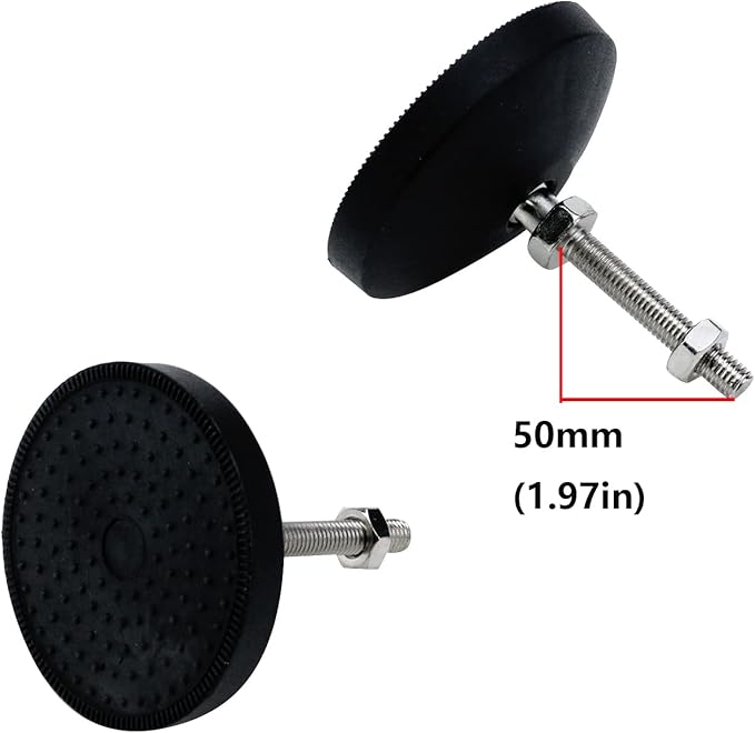 Antrader Heavy Duty Leveling Feet, M8×50 Adjustable Furniture Feet