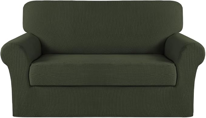 Turquoize Stretch Sofa Slipcover 2 Pieces Sofa Cover Couch Cover