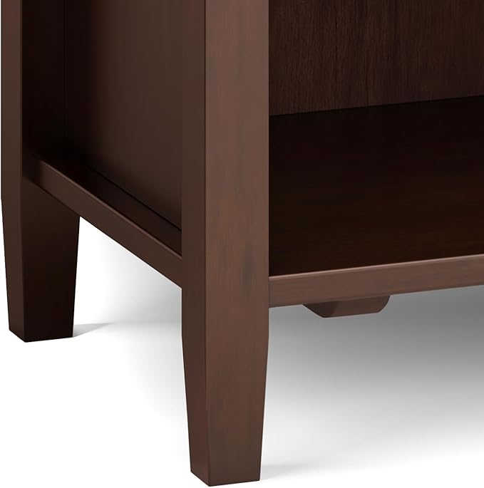 SIMPLIHOME Warm Shaker Bedside Table