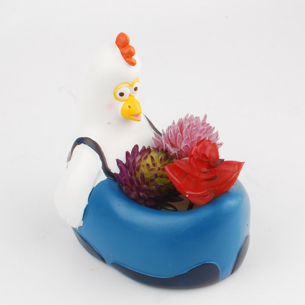 NWFashion Cute Animal Plastic Stute Plant/Flower/Succulent Planting Standing Pot Planter