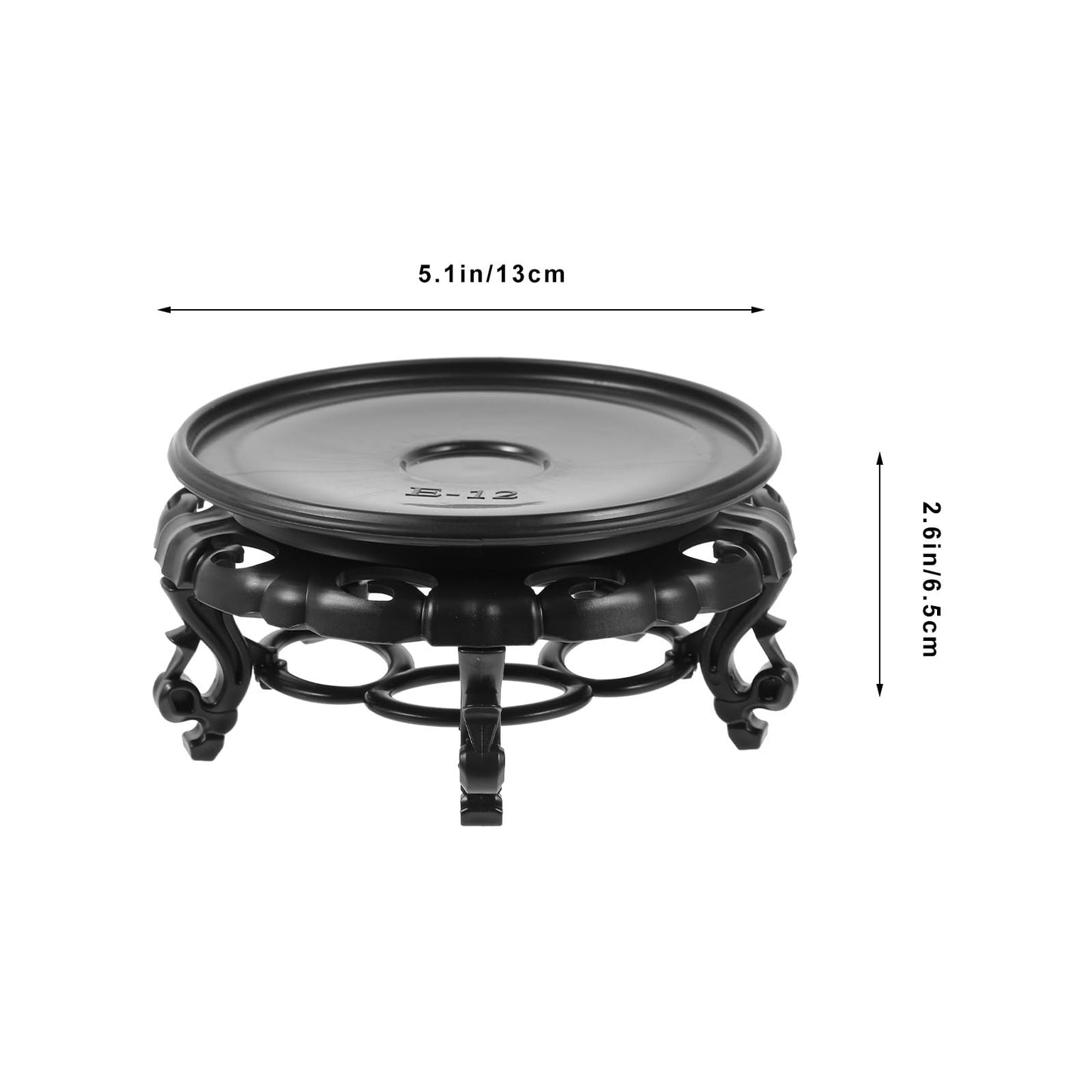 LIFKOME Plant Stand Round Pot Holder Flower Pot Stand Small Fish Tank Base Holder Heavy Duty Potted Stand for Home Balcony Garden