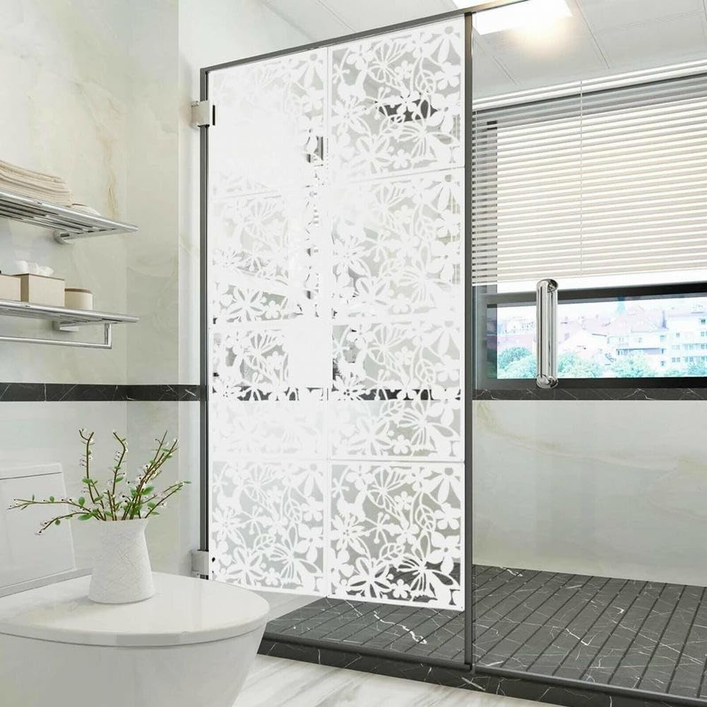 12+4PCS KEIBIKEIDI Hanging Room Divider Screens Made of Environmentally PVC, Simple and Modern White Hanging Panel Screen for Decoration Home, Livingroom,Bedroom, Kitchen, Dining Room,Hotel and Bar