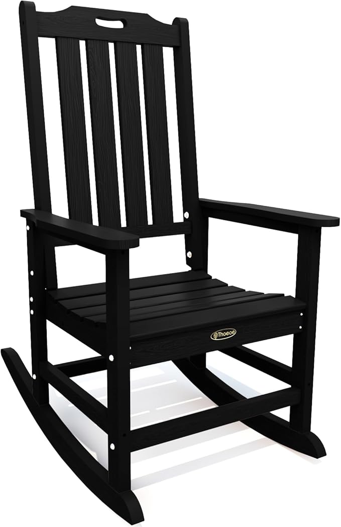 THOEOE Oversized Rocking Chair, Outdoor Rocking Chair