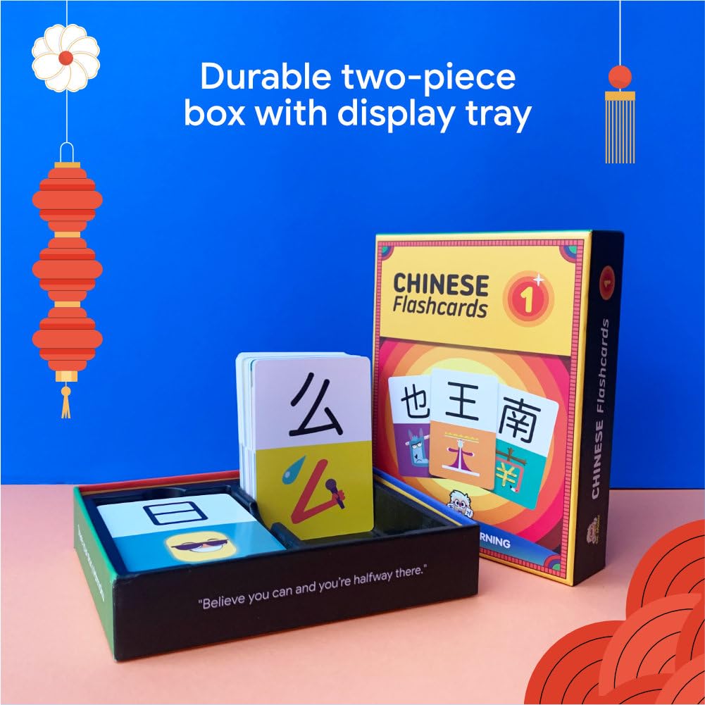 Dr. Moku's Chinese Flash Cards for Beginners - Learn Mandarin Quickly with Mnemonic Memory Tricks - Study 100's of Sample Words - Boost Your Vocabulary with Unforgettable Visual Learning