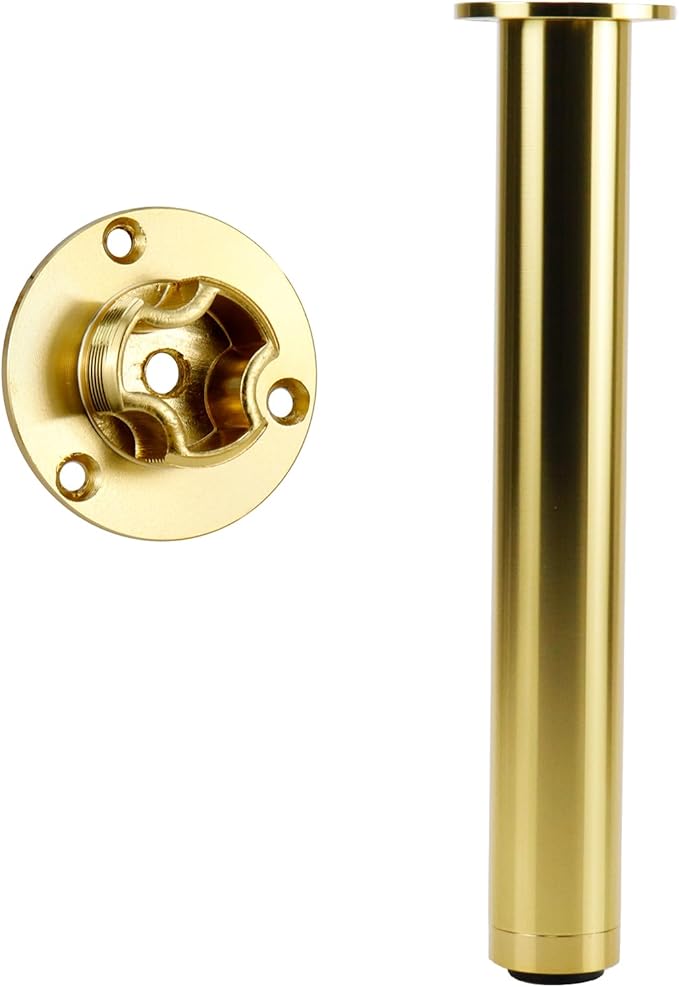 4 Pcs Gold Adjustable Sofa Legs Metal Modern Furniture Legs