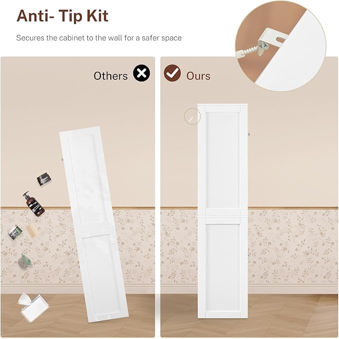 Iwell Tall Storage Cabinet
