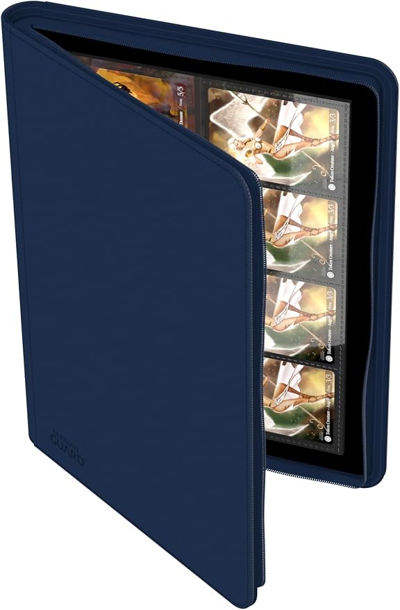 Ultimate Guard Zipfolio 320 – 16 Pocket Xenoskin Blue