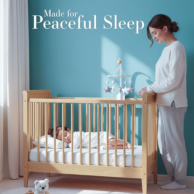 Utopia Bedding Mattress Protector Zippered Crib Size, 100% Waterproof Bed Bug