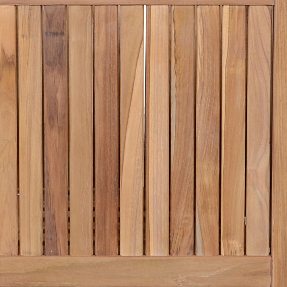 HomeRoots 18" Natural Solid Wood Indoor Outdoor Square Planter Box
