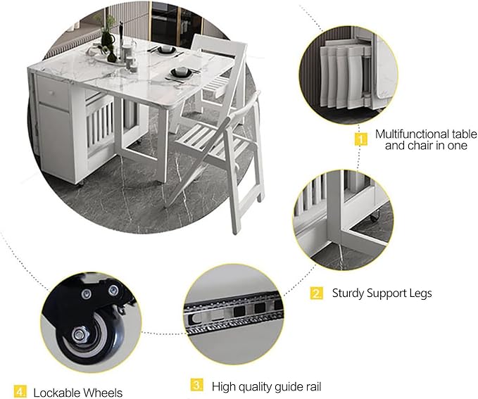 FUNROLUX Folding Dining Table