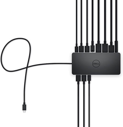 Dell Universal Dock (UD22): USB-C Docking Station with Future-Ready Design + HDMI & DisplayPort Cables + Ethernet - Dock Hub Bundle