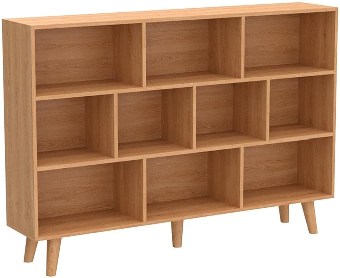 IOTXY Wooden Open Shelf Bookcase