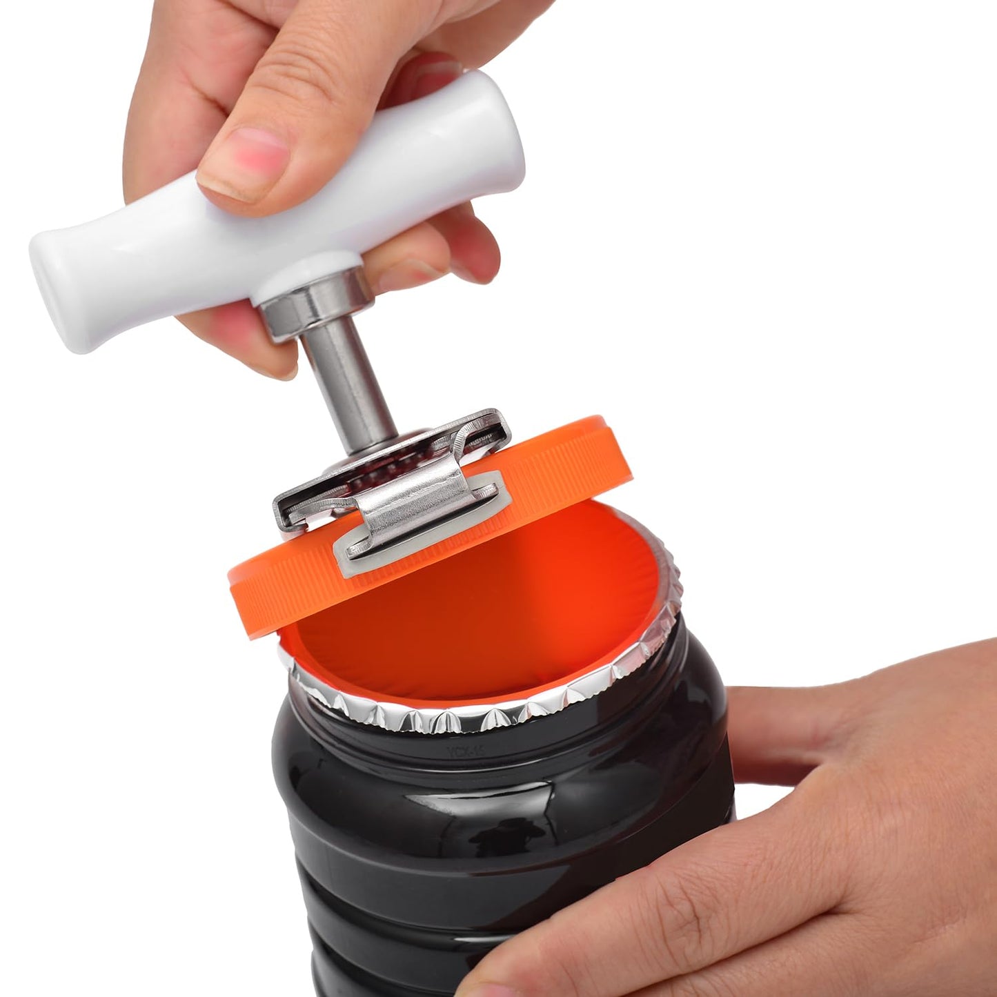 Kichwit Jar Opener for Weak Hands, Jar Bottle Opener for Seniors with Arthritis, Bottle Opener Keychain Included